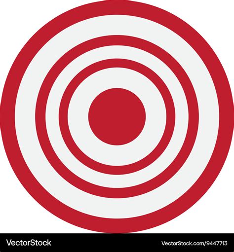 Bullseye target icon Royalty Free Vector Image