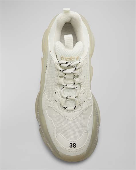 Balenciaga Triple S Clear-Sole Sneakers | Neiman Marcus