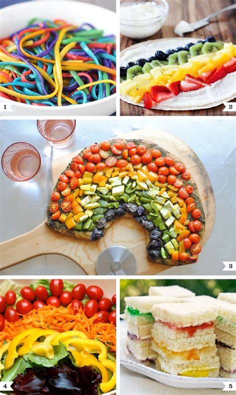 Savory rainbow recipes - Chickabug | Rainbow party food, Rainbow food, Food