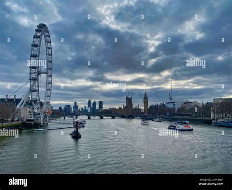 London Eye and Big Ben Stock Photo - Alamy