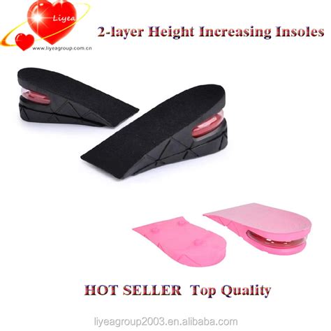 Silicone Shoe Inserts To Add Height Silicone Height Insoles 3 Inches Silicone Height Increasing ...