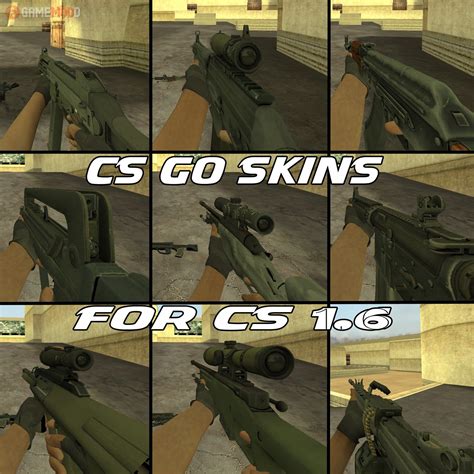 CS GO Skins Pack For CS 1.6 - Update #1 » CS 1.6 - Skins Weapons Weapon Packs | GAMEMODD