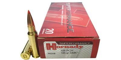 Hornady Ammo GMX 338 RCM GMX 185 Grain [82238] - Ammo Freedom