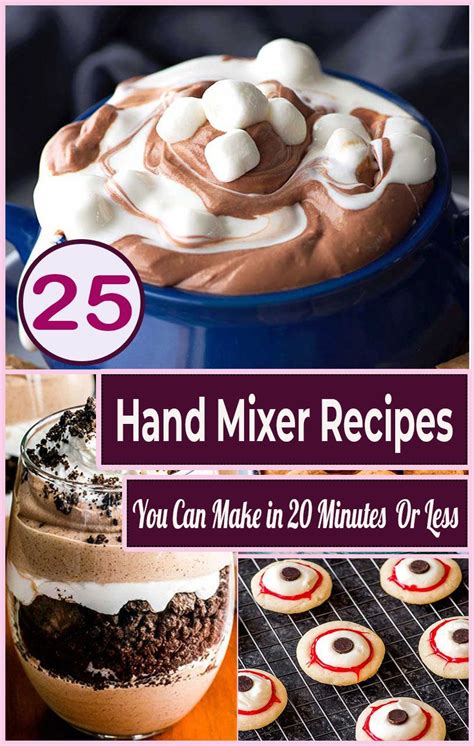 Trying to make a new recipe with the hand mixer? We have curated the best 25 hand mixer recipes ...