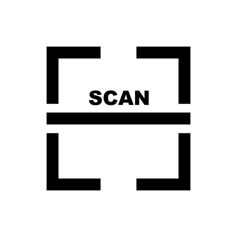 Scan icon and scan logo. Vector. 27739340 Vector Art at Vecteezy