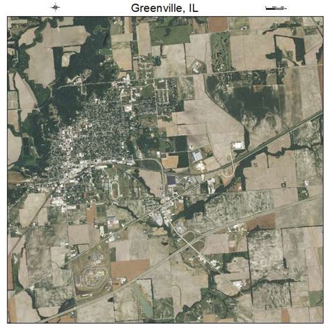 Aerial Photography Map of Greenville, IL Illinois