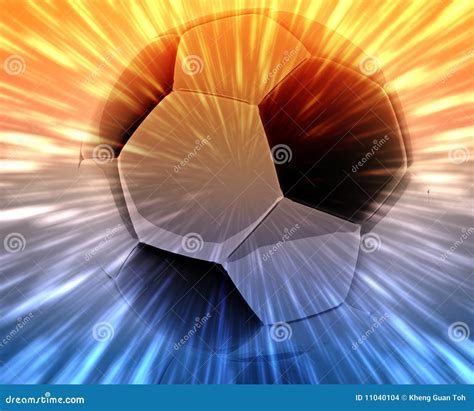 Soccer ball abstract stock illustration. Illustration of modern - 11040104