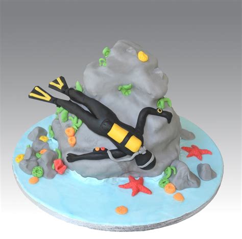 Scuba Diving Cake - CakeCentral.com