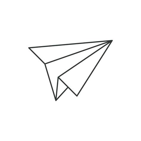 Aircraft, paper airplane icon. Illustration in outline style. 24376303 Vector Art at Vecteezy