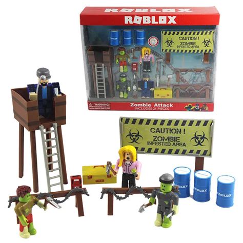 New roblox Zombie Characters Figure Toy roblox Doll Profession Worker Figma Oyuncak Action ...