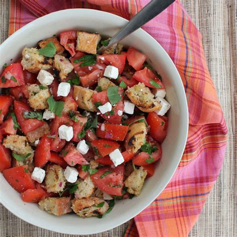 Grilled Bread & Tomato Salad - | Bakersbeans (Wanda Baker)