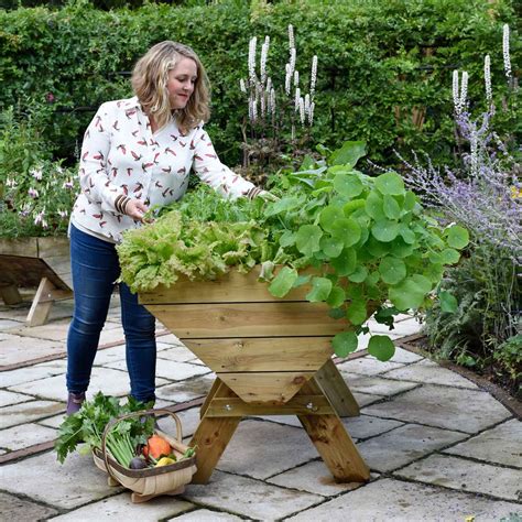 Wooden Plant Trough - Raised Planters at Harrod Horticultural