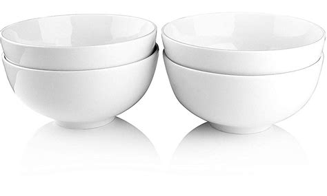 Melange Coupe 24-Piece Porcelain Soup Bowl Set (White) | Service for 24 ...