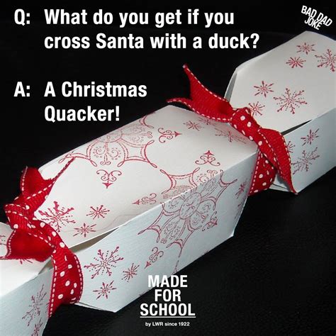 Bad Dad Joke: It’s a Quack Up! Just in time for Christmas feast preparations, Natalie Bad Dad ...