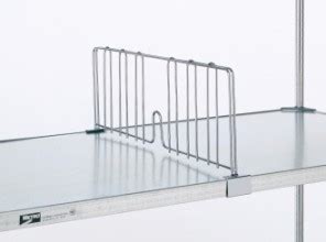 Shelf Dividers for Solid Shelving by Metro - 800-400-7500