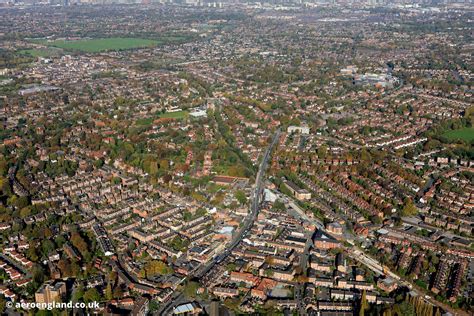 aeroengland | aerial photograph of Didsbury, Manchester England UK