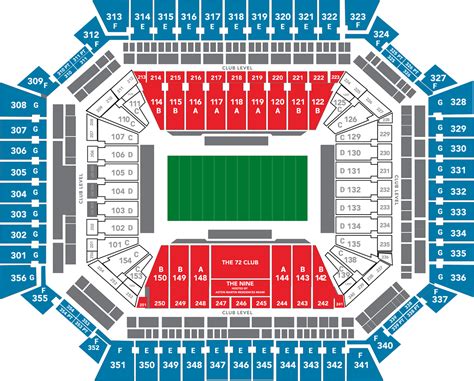 Hard Rock Stadium Miami Seating Map