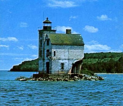 Photos of the interior of Round Island Lighthouse