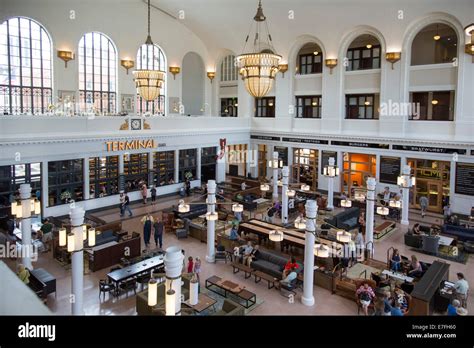 Denver, Colorado - The Great Hall in Denver's historic Union Station ...