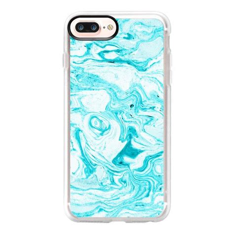 Ocean Blue Marble iPhone and iPod case - iPhone 7 Plus Case And Cover ($40) liked on Polyvore ...