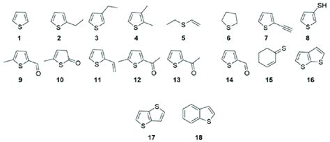 Thiophene and thiophene derivatives as formed from acetylene and nickel... | Download Scientific ...