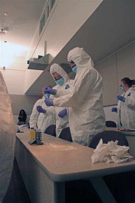 Students participate in disease outbreak simulation - College of Public Health UGA