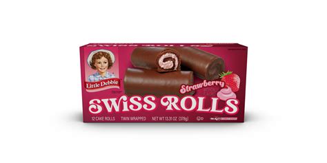 Strawberry Swiss Rolls | Little Debbie