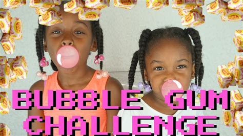 Bubble Gum Challenge - YouTube