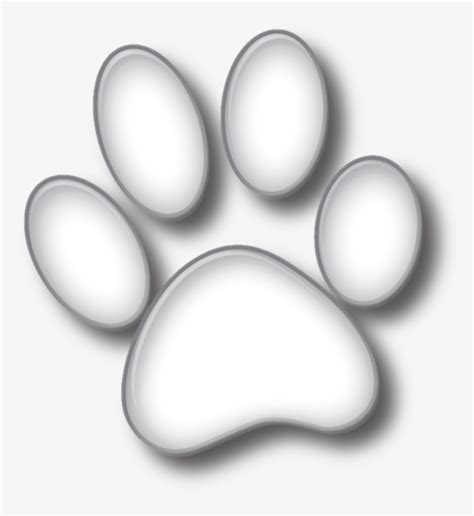 White Dog Paw Png - White Paw Print Png - Free Transparent PNG Download ...