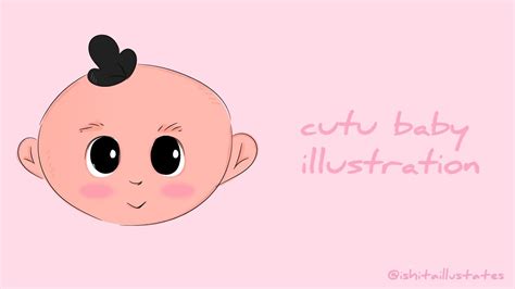 cute baby illustration 2 - YouTube