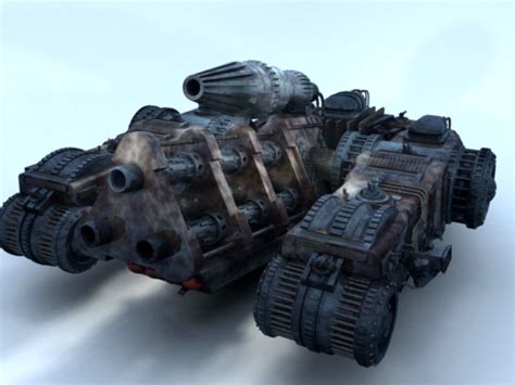 Futuristic Sci-Fi Tank 3d model Maya files free download - modeling 44704 on CadNav