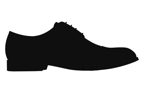 A Male Shoe black silhouette vector free 35992713 Vector Art at Vecteezy