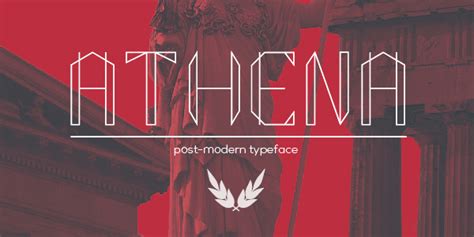 Athena - free font | hooed.com