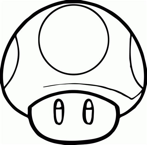 mushroom mario coloring pages - Clip Art Library