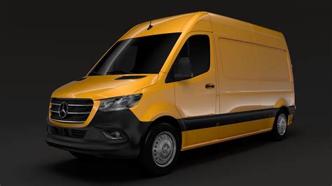 Mercedes Benz Sprinter Panel Van L2H2 FWD 2020 3D model | CGTrader