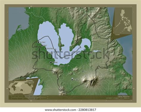 Laguna Province Philippines Elevation Map Colored Stock Illustration 2280813817 | Shutterstock