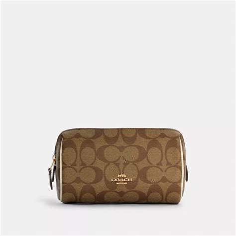 COACH® | Cosmetic Case 17 In Signature Canvas