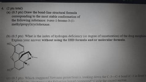 OneClass: help fast please! Draw the bond-line structural formula corresponding to the most ...