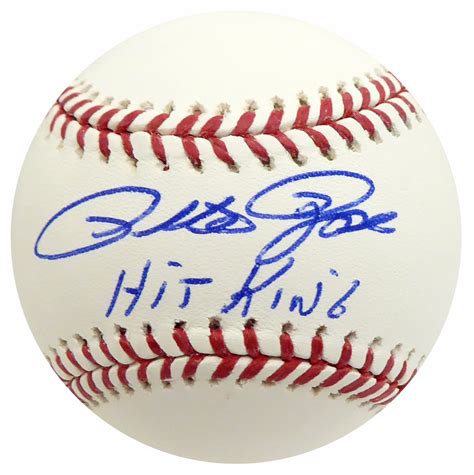 Authentic Pete Rose Autographed Signed Autograph