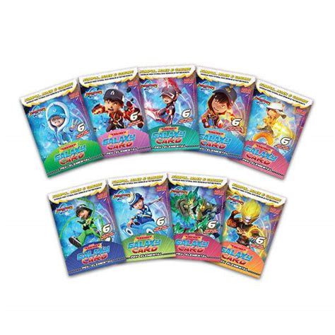 BoBoiBoy Galaxy Card Set : Pek Elemental (54 Cards)