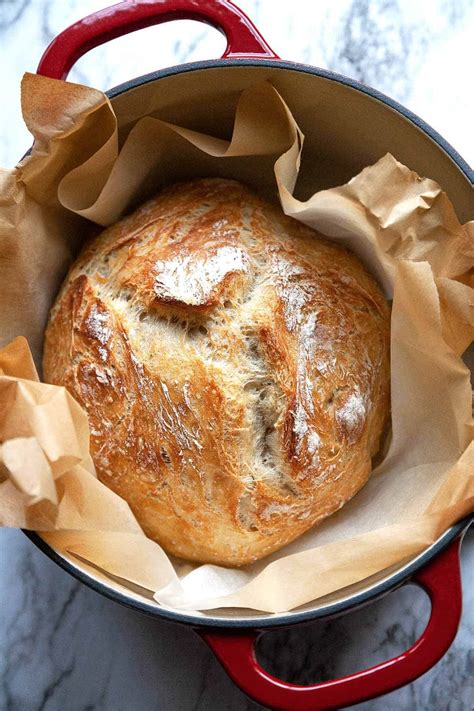 Foolproof Artisan No Knead Bread Recipe – Step by Step Tutorial with ...