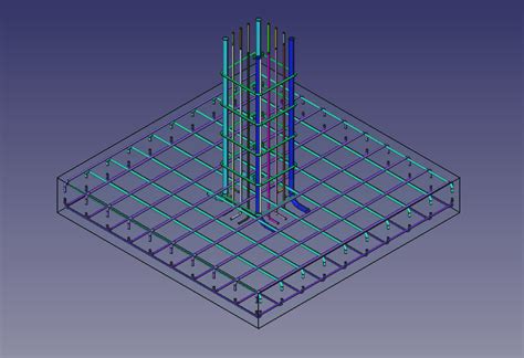 Arch Армировать фундамент - FreeCAD Documentation