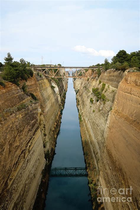 The Isthmus of Corinth Photograph by Robert Yaeger - Pixels