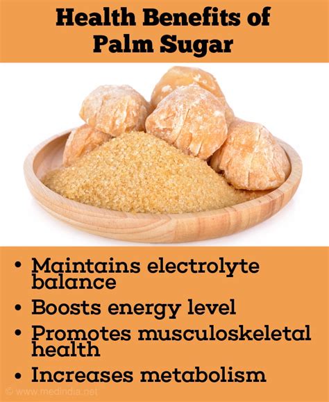 Health Benefits of Palm Sugar