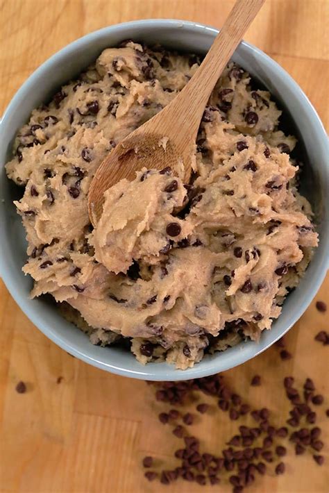 Edible Chocolate Chip Cookie Dough | Fast and Easy Edible Cookie Dough Recipes | POPSUGAR Food ...