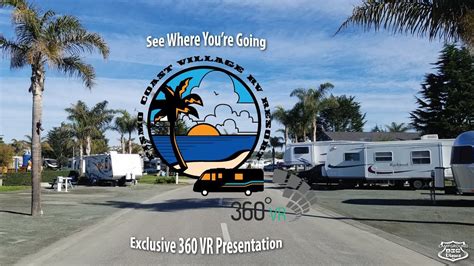 360 Tour of Pismo Coast Village in Pismo Beach California - RV Park on the Beach - YouTube