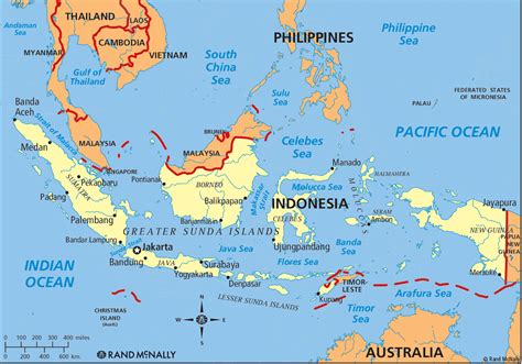 Country Maps, Padang, Palembang, Aceh, Micronesia, Borneo, Manado, Pacific Ocean, Cambodia