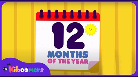 12 Months of the Year - THE KIBOOMRS Preschool Songs for Circle Time - Learning Song - YouTube