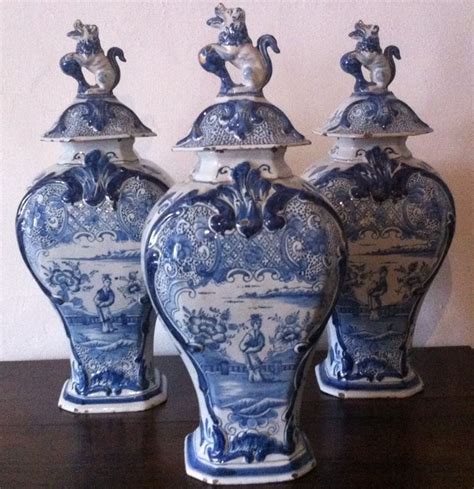 Delft vases and covers - Ceramics | Delft, Antique ceramics, Ceramics