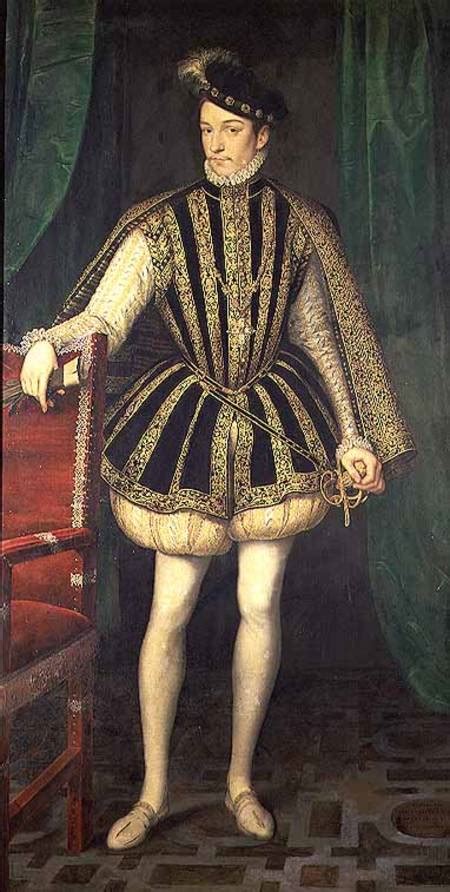 King Charles IX of France (1550-74) - François Clouet as art print or hand painted oil.